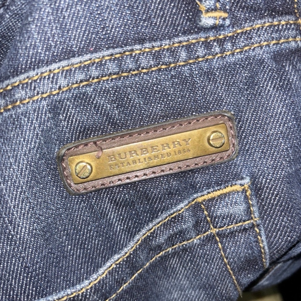 Burberry Blue Straight Jeans Classic Fit - Picture 4 of 11